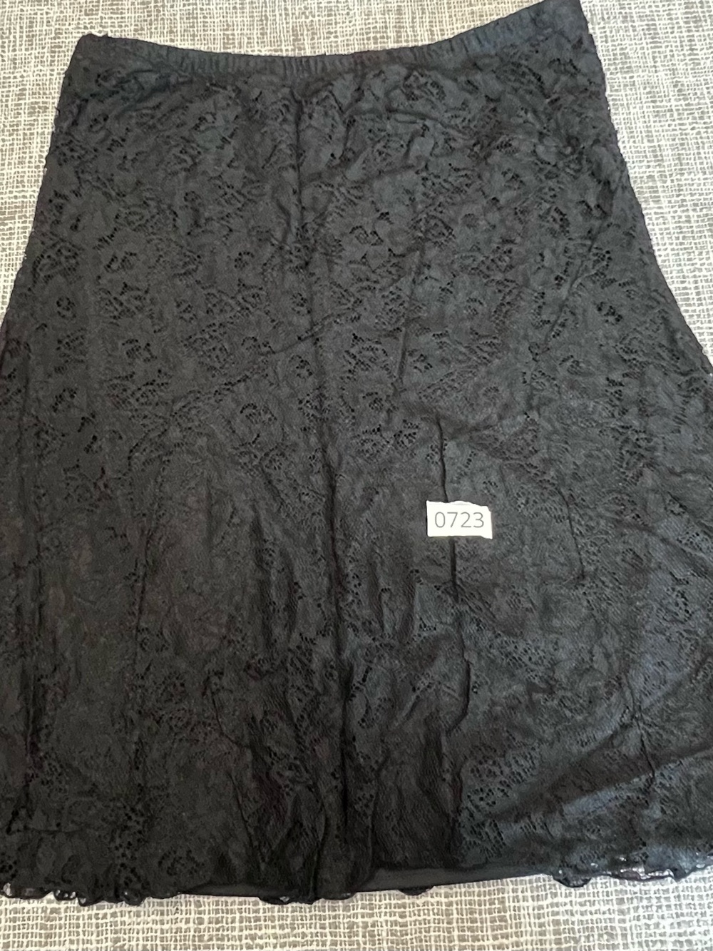 Worthington Black Lace A-Line Skirt